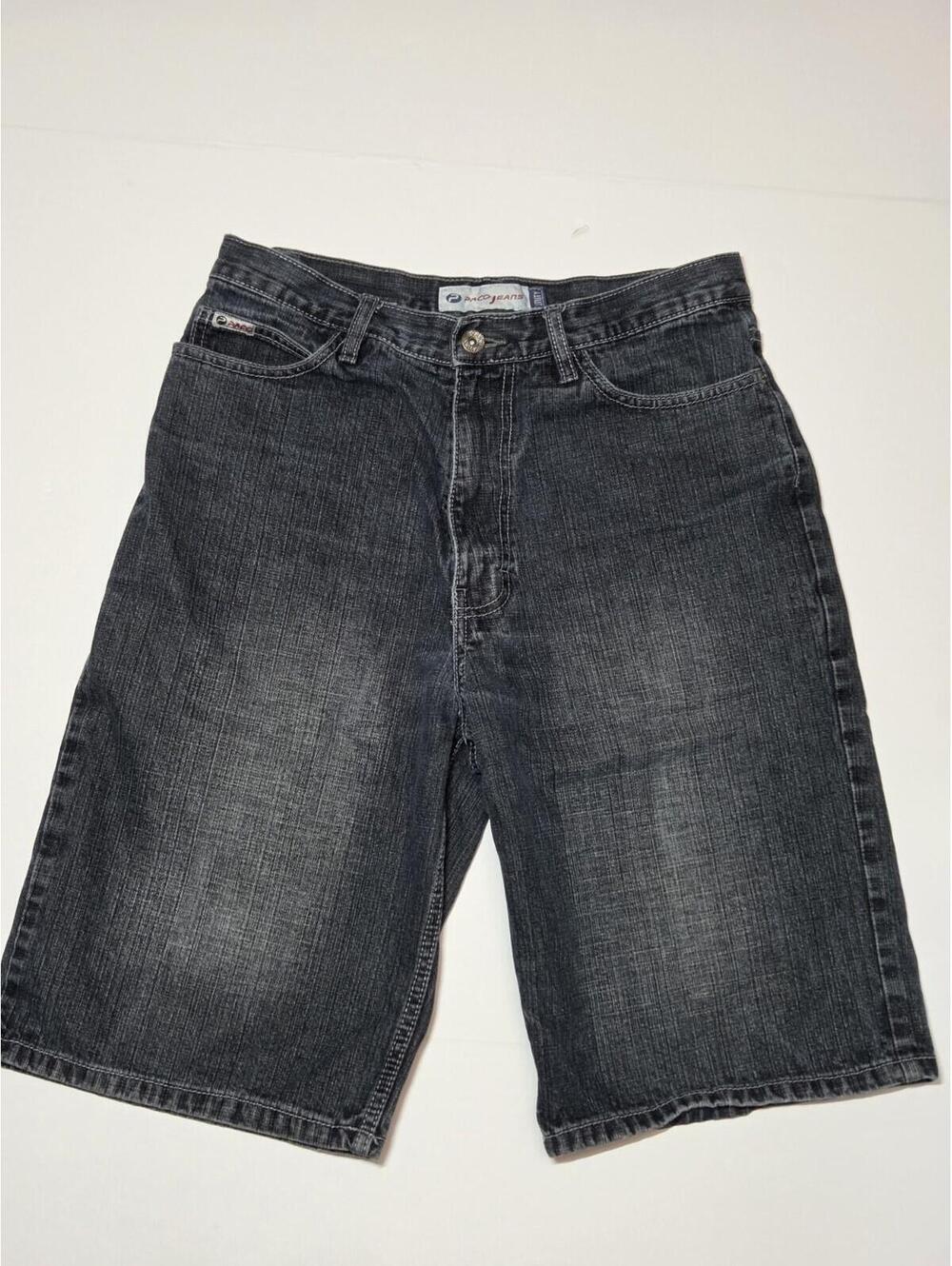 Paco Jeans Men's Embroidered Shorts Y2K Streetgear 30